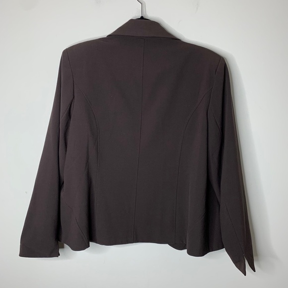 Investments Women's Blazer Jacket Vintage y2k 2000 Single Button Collared 16P - Picture 12 of 12